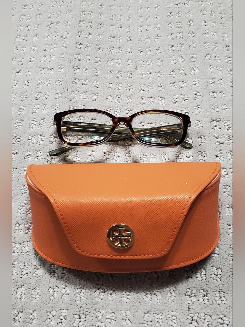 Tory Burch TY 2084 Rectangular Full Rim Plastic Tortoise Eyeglass RX Frames